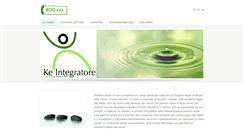 Desktop Screenshot of keintegratore.com